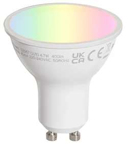 Smart GU10 50mm LED žiarovka číra 4,7W 400 lm 2200-2400K