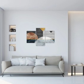 Obraz - Tvary a textúry (90x60 cm)