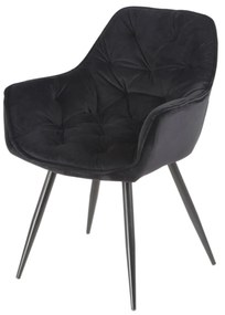 DIZAJNOVÁ STOLIČKA DIANE ZAMAT ČIERNA