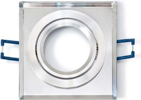 BERGE Podhľadové bodové svietidlo BRG71000 výklopné - sklo - štvorec - zrkadlo