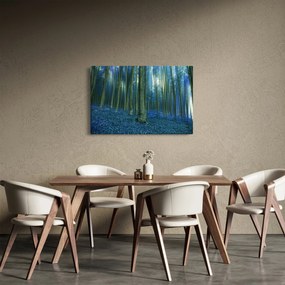 Obraz - Modrý les (90x60 cm)