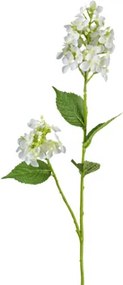 Umelá rastlina divoká hortenzia 66 cm biela