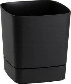 Plastový květináč s podmiskou Cubi 19x19 cm - výber z 6 prevedení