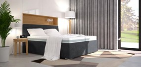 Posteľ Rita 180x200 cm, antracitová látka