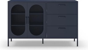 Tmavomodrá komoda 140x90 cm Diora – Marckeric