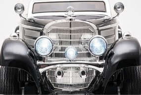 LEAN CARS Elektrické autíčko Mercedes 540K Premium LED MP3 čierne