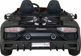 Ramiz Lamborghini SVJ DRIFT pre 2 deti čierna + funkcia Drift + diaľkové ovládanie + MP3 LED + pomalý štart