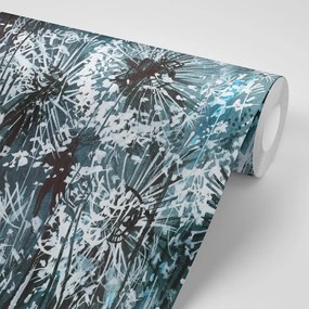 Samolepiaca tapeta púpava s abstraktnými prvkami - 150x100