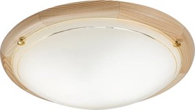 Rabalux UFON stropné drevené svietidlo 60W/E27/IP20 - svetlé drevo