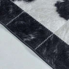 Koberec Fiesta Patchwork čierny / krémový