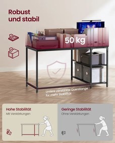 Rohový pracovný stôl LWD136BE01