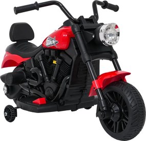 Elektrická motorka STAR červená