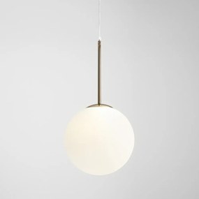 BOSSO | Elegantná závesná lampa s tienidlom z mliečneho skla Farba: Zlatá