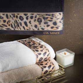 BAVLNENÝ UTERÁK EVA MINGE24 50X90 CM ČIERNA