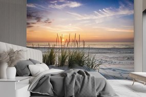 Fototapeta, Západ slunce na pláži - 368x254 cm