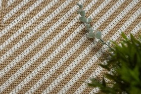 Koberec ORGANIC 1835 geometrický, krémový / naturálny