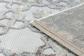 Koberec SOLE D3882 Ornament - ploské tkanie béžový / sivý