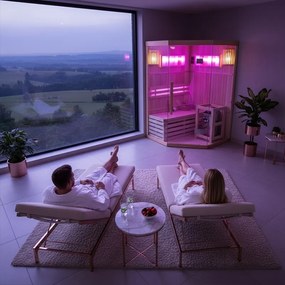 BPS-koupelny Fínska sauna Relax HYD-3939 120x120, 1-2 osoby