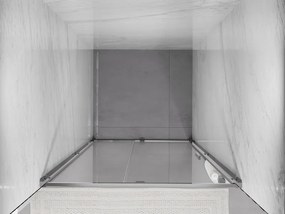 Mexen Exo, 1-krídlové dvere do otvoru 105x200 cm, 6mm číre sklo, chrómový profil, 819-105-000-01-00