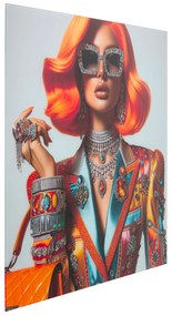 Muse Posh sklenený obraz 100x100 cm