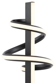 Dizajnová stolná lampa čierna vrátane LED stmievateľná - Rolla