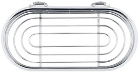 Strieborná sprchová polica Wenko Trestina, 26 x 11 cm