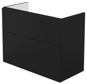 Deante Tubo, závesná skrinka 800x385x600 mm, čierna mantá, DEA-STU_NU81