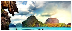 Obraz - Zátoka Phang Nga (120x50 cm)