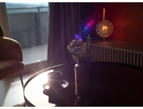 Klausen 108003 - Stolná lampa JUNO 1xE27/7W/230V béžová/zlatá