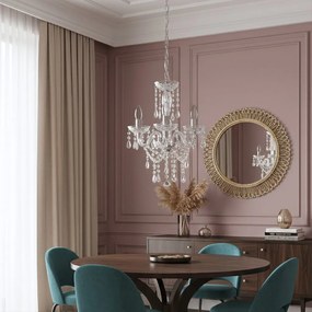 Toolight Toolight, stropné svietidlo 3xE14, EBT006-3CP, priehľadná, OSW-01241