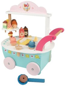 lupilu®  Drevený zmrzlinársky vozík/Pec na pizzu (zmrzlinársky vozík)  (100394095)