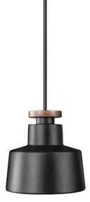 TRILUM  Závesné svietidlo KILT Pico,1xGU10, 230VAC, D150x130mm, čierna/dub svetlý