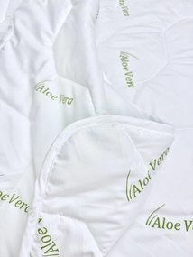 Letný set paplón + vankúš Aloe Vera Green – 100 g/m², mikrovlákno Veľkosť: 140x200/70x90 cm