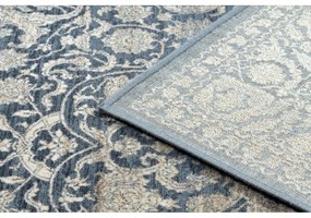 Vlnený kusový koberec Dabir modrý 160x230cm