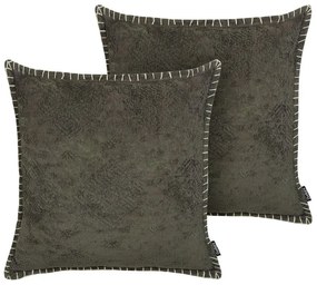 Set 2 ks. vankúšov 45x45 cm MILDURA (sivá). Vlastná spoľahlivá doprava až k Vám domov. 1022612