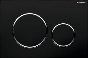 Geberit Sigma20 ovládacie tlačidlo plast čierny lesk 115.882.KM.1