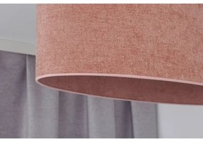 Duolla - Prisadený luster OVAL 2xE27/15W/230V ružová