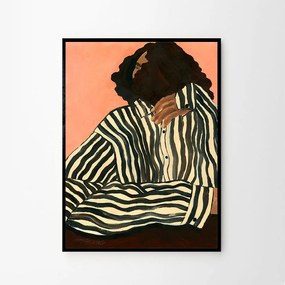 The Poster Club Plagát Serene Stripes by Hanna Peterson 50x70 cm