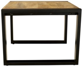 furniture-nabytek.cz - Konferenčný stolík kov drevo mango 60x45x60
