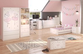 Detská stena do izby - RUŽOVÁ BALETKA