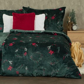 4Home Obliečky mikroflanel Poinsettia, 140 x 200 cm, 70 x 90 cm