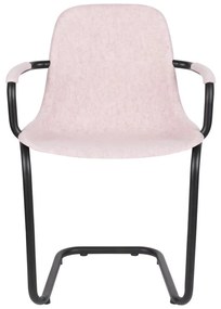 Svetloružové jedálenské stoličky v súprave 2 ks Thirsty – Zuiver