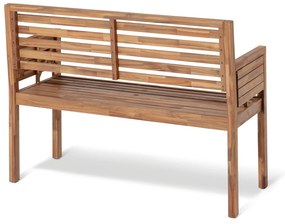 Záhradná lavička »Lenja« s výklopnými opierkami na ruky