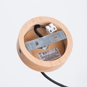 Sollux SL.1324 - Luster na lanku INDY 1xE27/15W/230V pr. 38 cm čierna