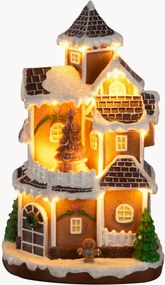 Vianočná LED dekorácia's časovačom Multi-storey Gingerbread House