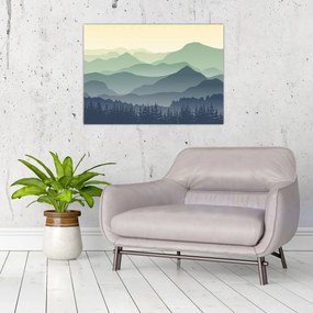 Obraz - Forest Mountain (70x50 cm)