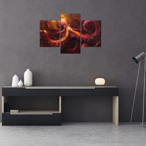 Obraz - Chobotnica, olejomaľba (90x60 cm)
