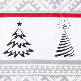 VIANOČNÉ FLANELOVÉ OBLIEČKY FLANELOVE 140X200 CM, 1KS 70X80 CM VZOROVANÉ