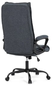 Autronic BONTEC Kancelárske kreslo, hojdací mechanizmus, čierna látka, KA-Y348 BK2 Farba: Šedá