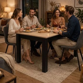 Kuchynský a jedálenský stôl 120 x 80 cm pre 4 osoby